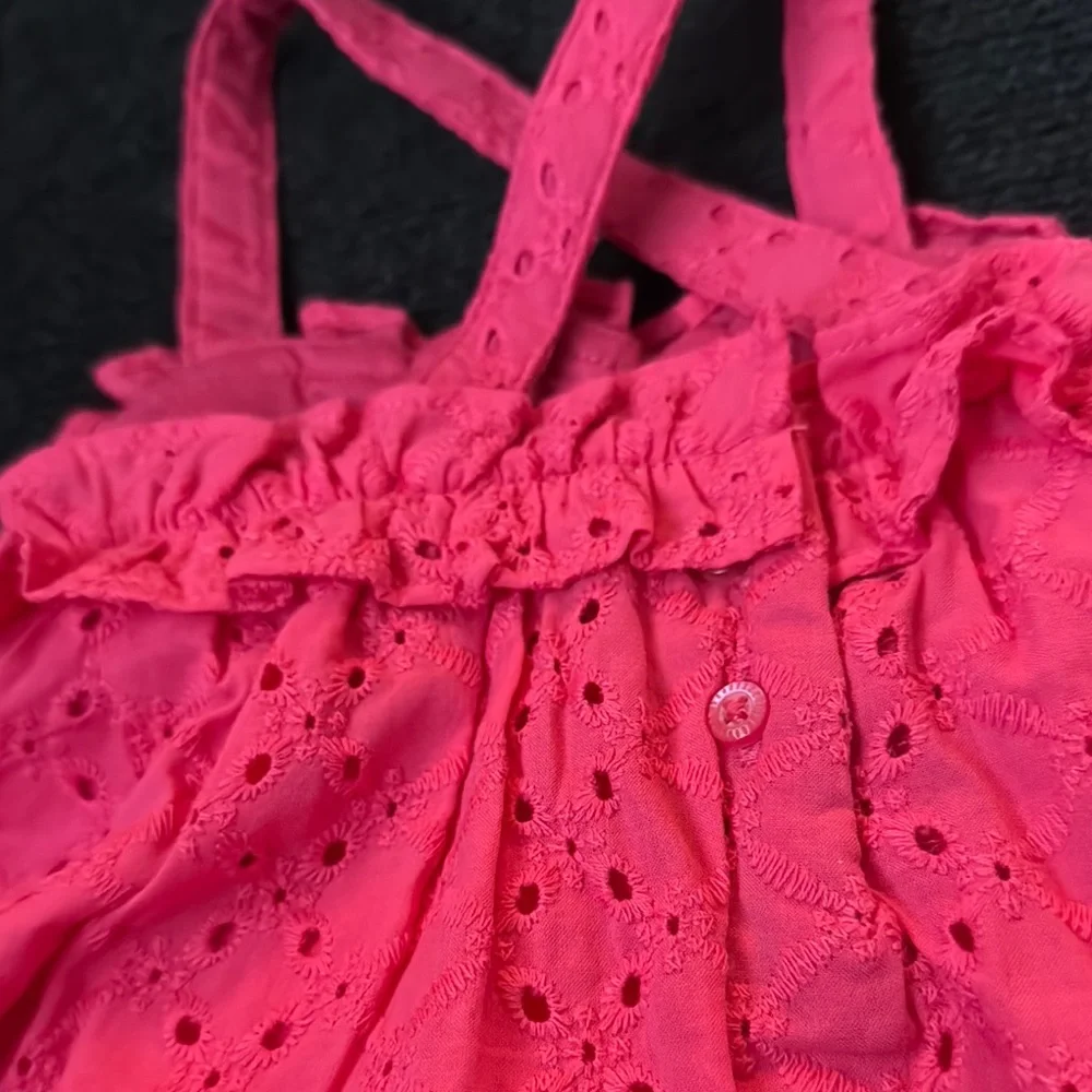 Pink Eyelet Dress for Kids